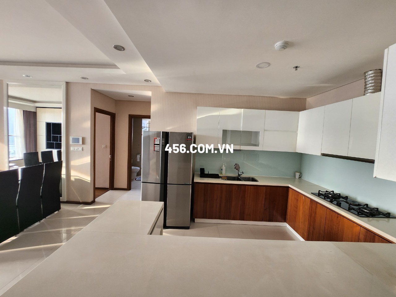Hinh-Cho thuê căn hộ Thảo Điền Pearl 3 Phòng Ngủ View Landmark 81 và sông Saigon