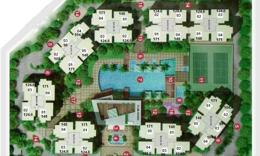 Sơ đồ mặt bằng căn hộ The Estella An Phú