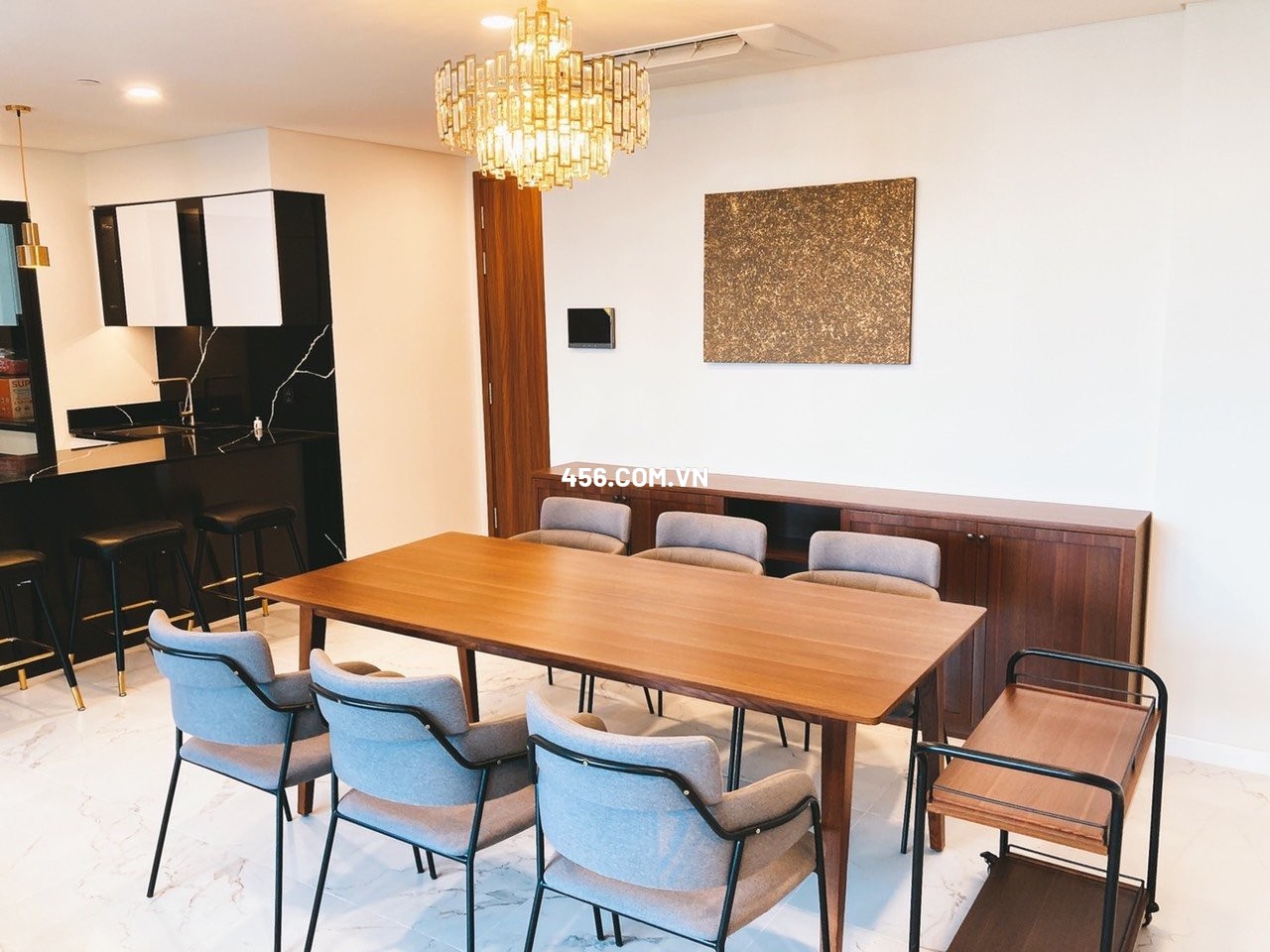 Hinh-Thuê căn hộ The Metropole 3 phòng ngủ đầy đủ nội thất ở liền