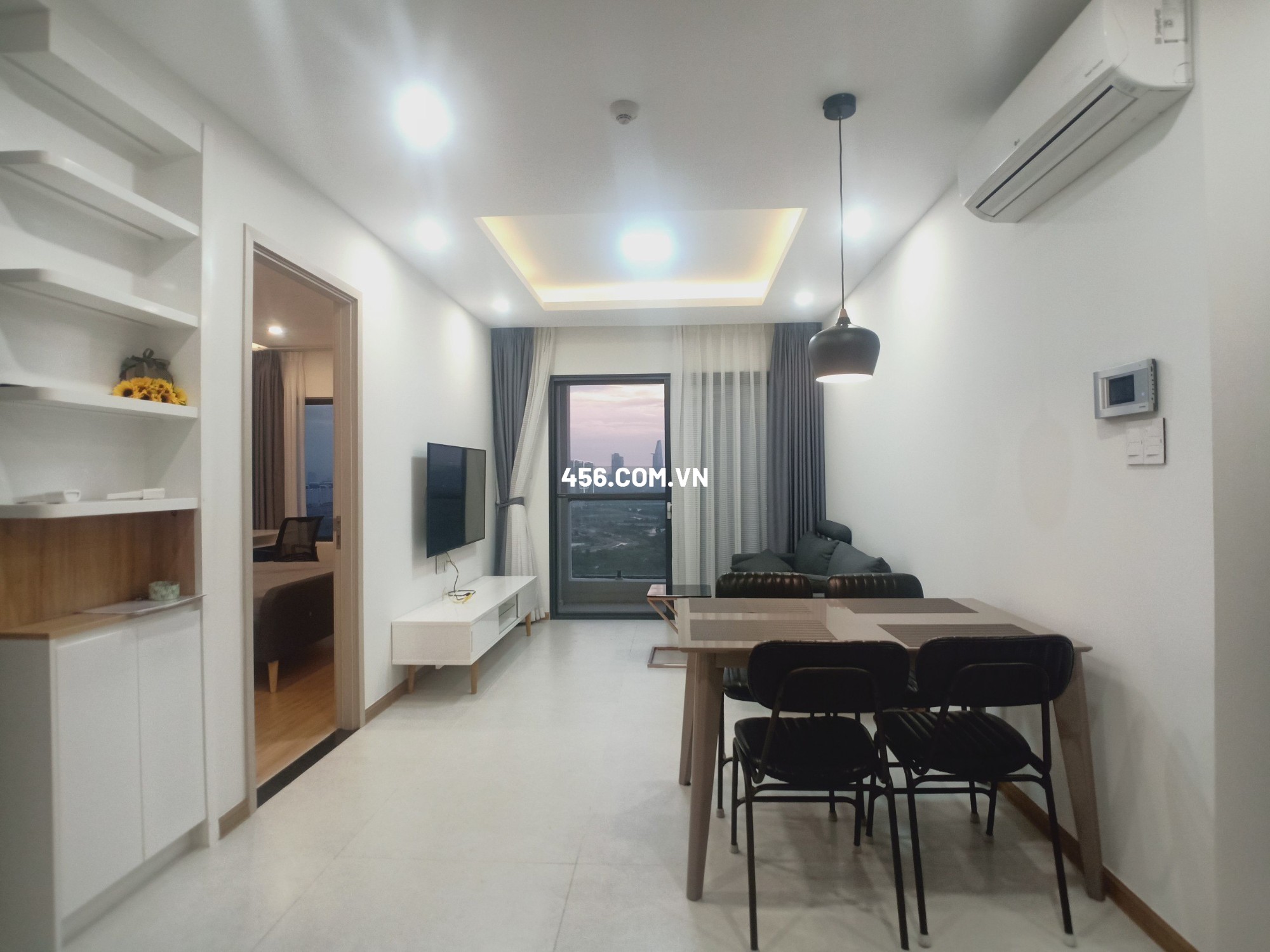 Hinh-Cho Thuê Căn Hộ New City Thủ Thiêm 2 Phòng Ngủ View Quận 1 Tuyệt Đẹp