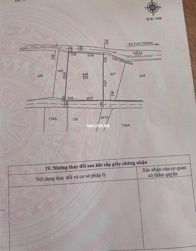 Hinh-Bán nhà sổ phân quyền đường Cao Thắng , Phường 7, Đà Lạt