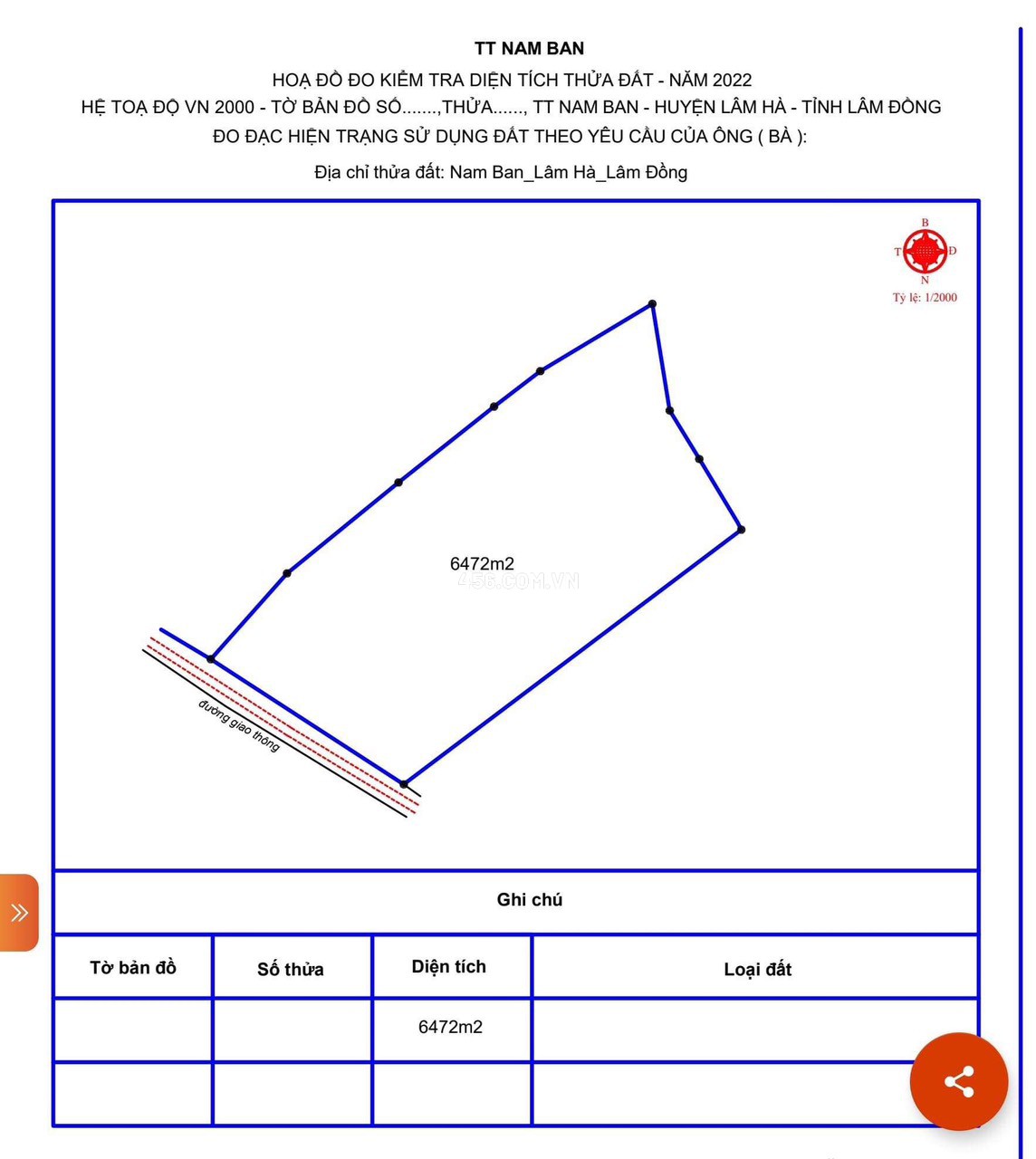 Hinh-Bán đất Thị trấn Nam Ban Lâm Hà Lâm Đồng