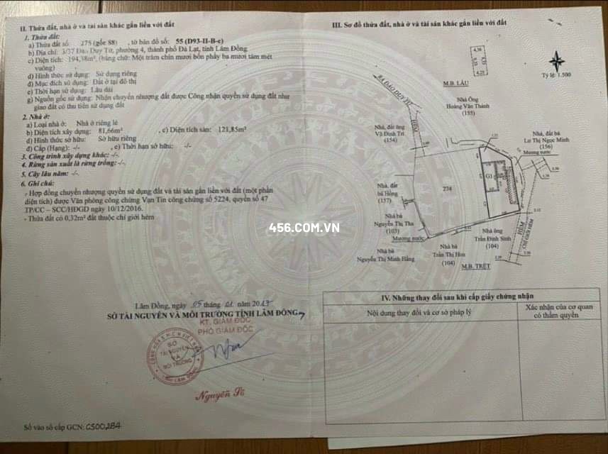 Hinh-Bán Nhà Đất đường hẻm Đào Duy Từ Phưởng Đà Lạt Lâm Đồng