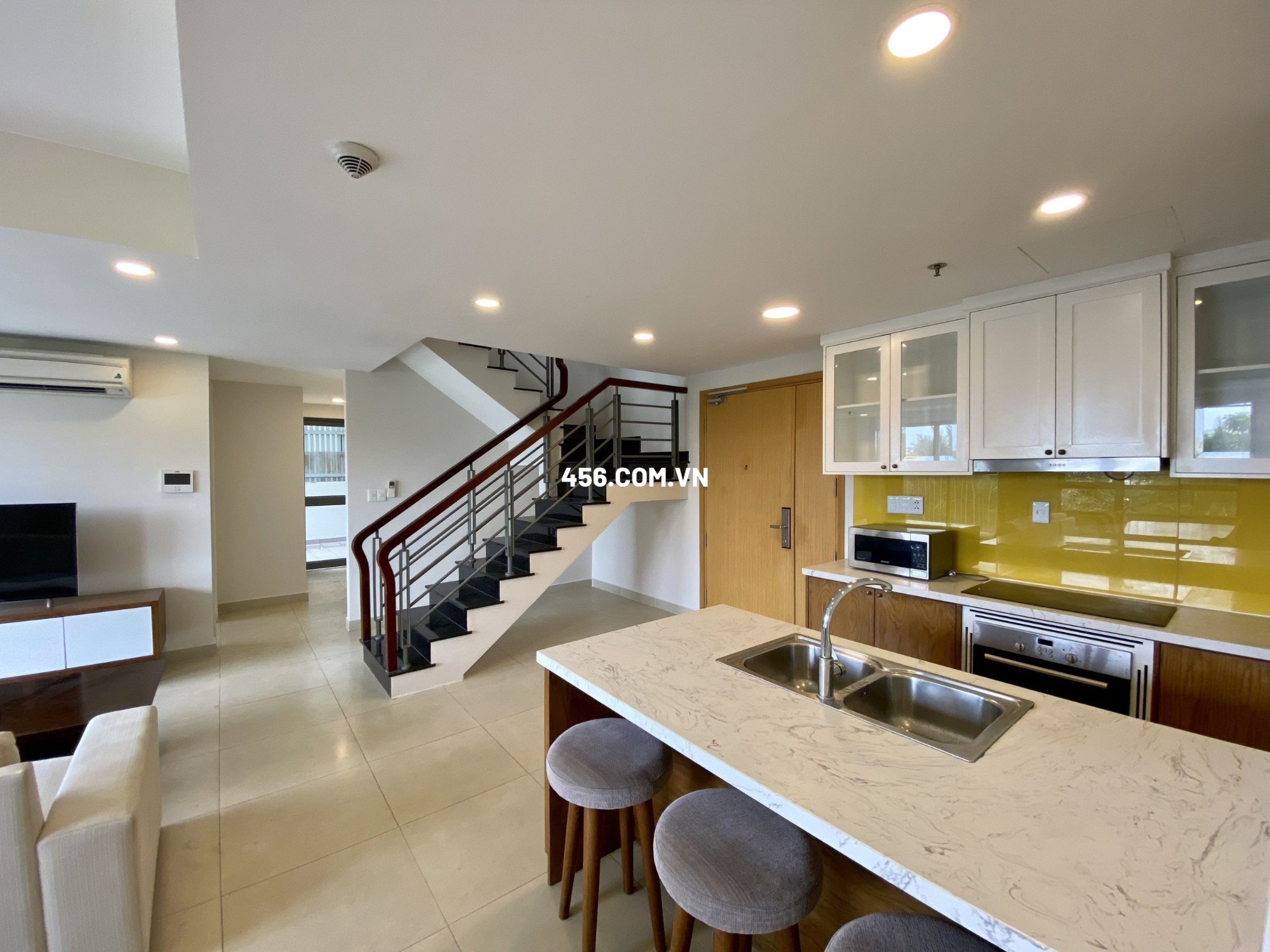 Hinh-Cho Thuê Căn hộ Duplex Masteri Thảo Điền Tháp 2 phòng ngủ view sông đẹp