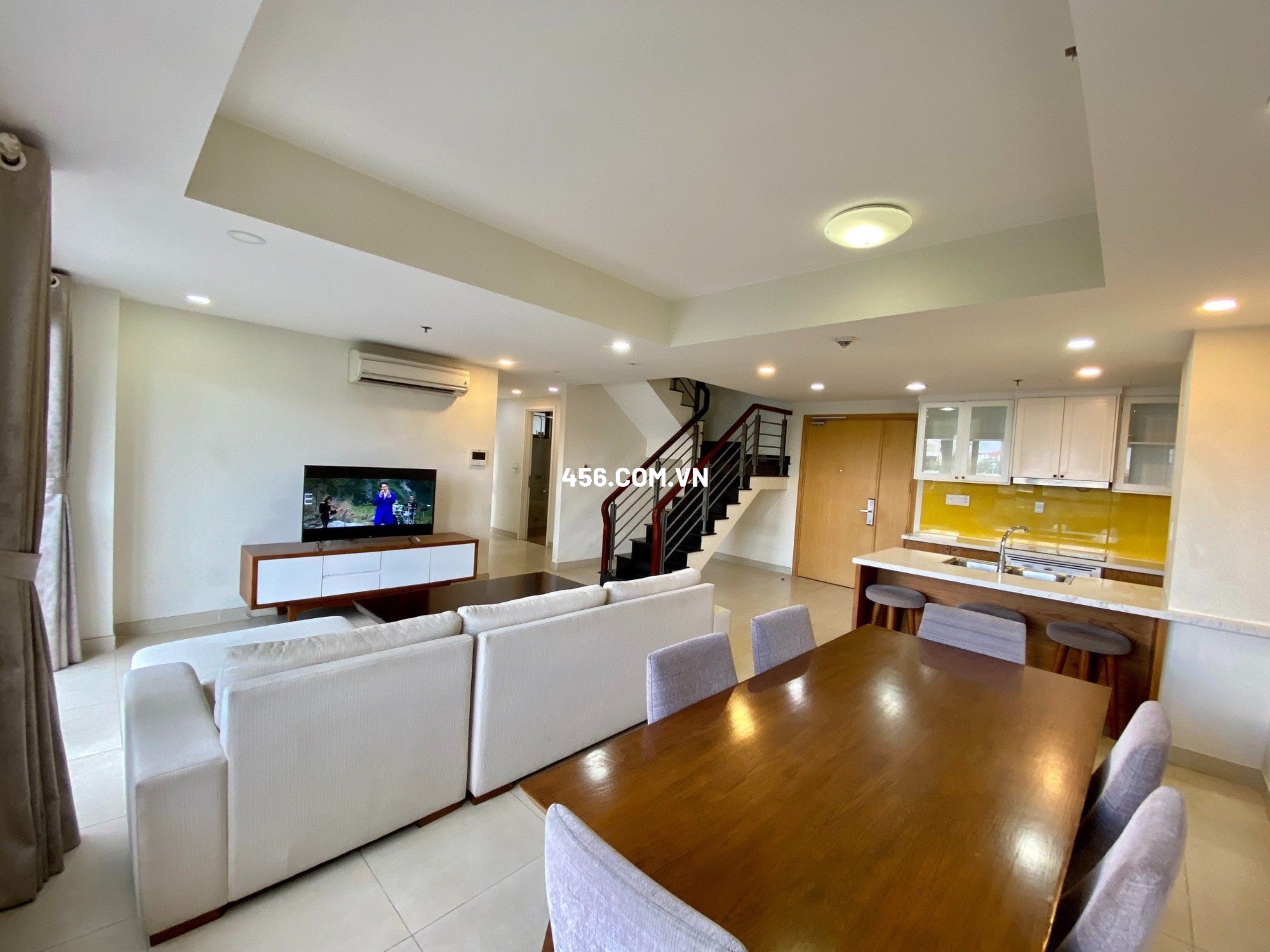 Hinh-Cho Thuê Căn hộ Duplex Masteri Thảo Điền Tháp 2 phòng ngủ view sông đẹp