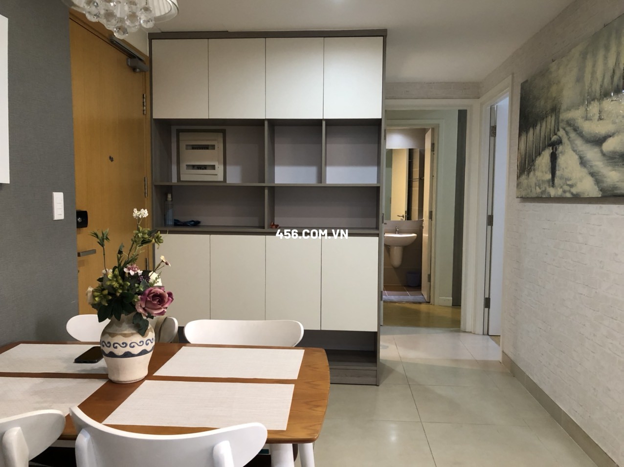 Hinh-Cho Thuê Căn hộ Masteri Thảo Điền 2 phòng ngủ Tháp 1 View Sông Lầu Cao