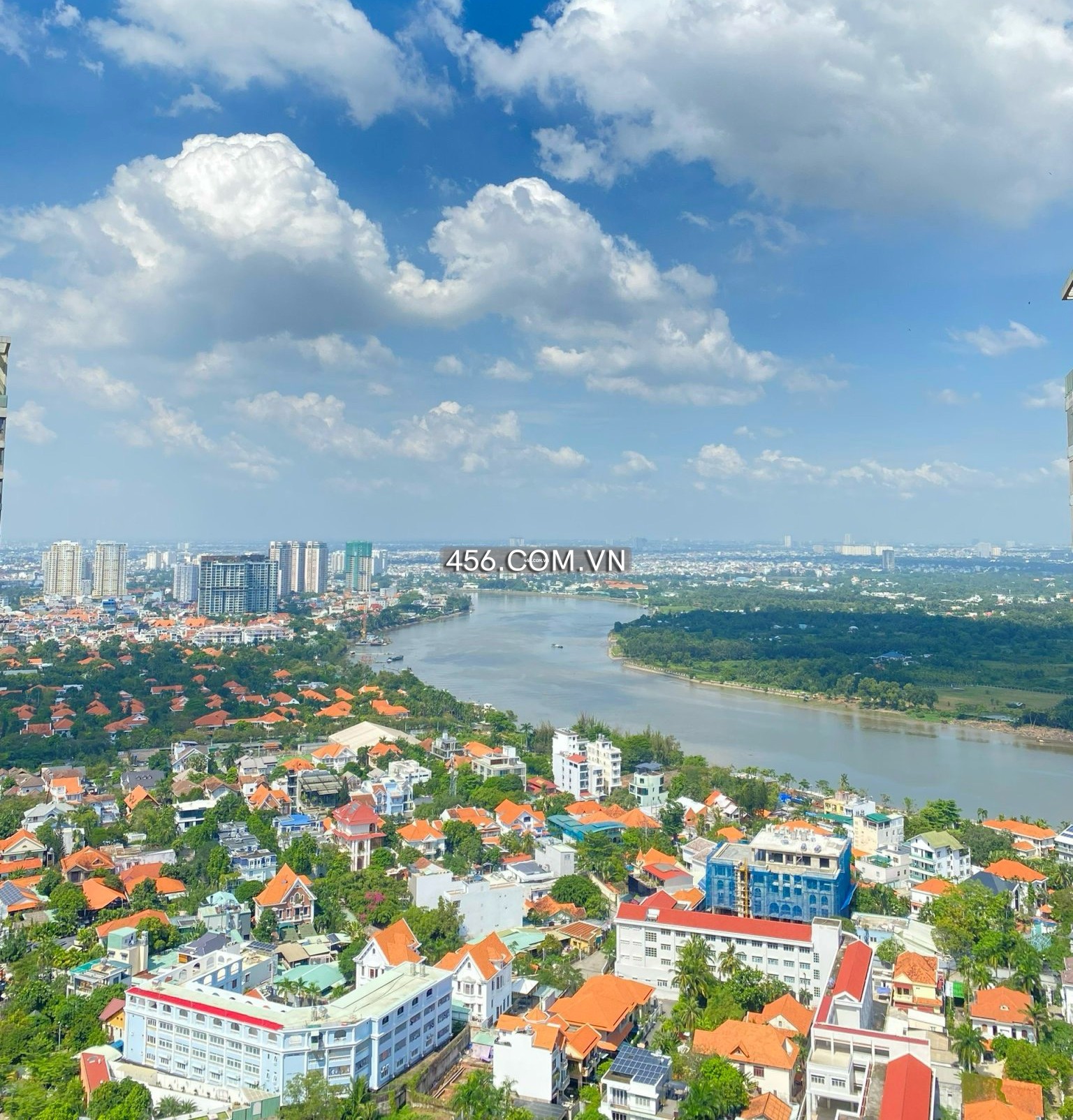 Hinh-2 Phòng Ngủ Căn Hộ Masteri Thảo Điền Tháp 5 View Sông  Lầu Cao Tuyệt Vời