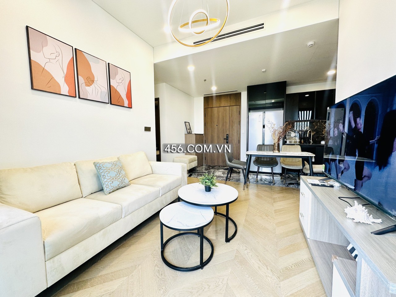 Hinh-Cho thuê căn hộ Lumiere Thảo Điền 2 phòng ngủ view hồ bơi giá 28 triệu