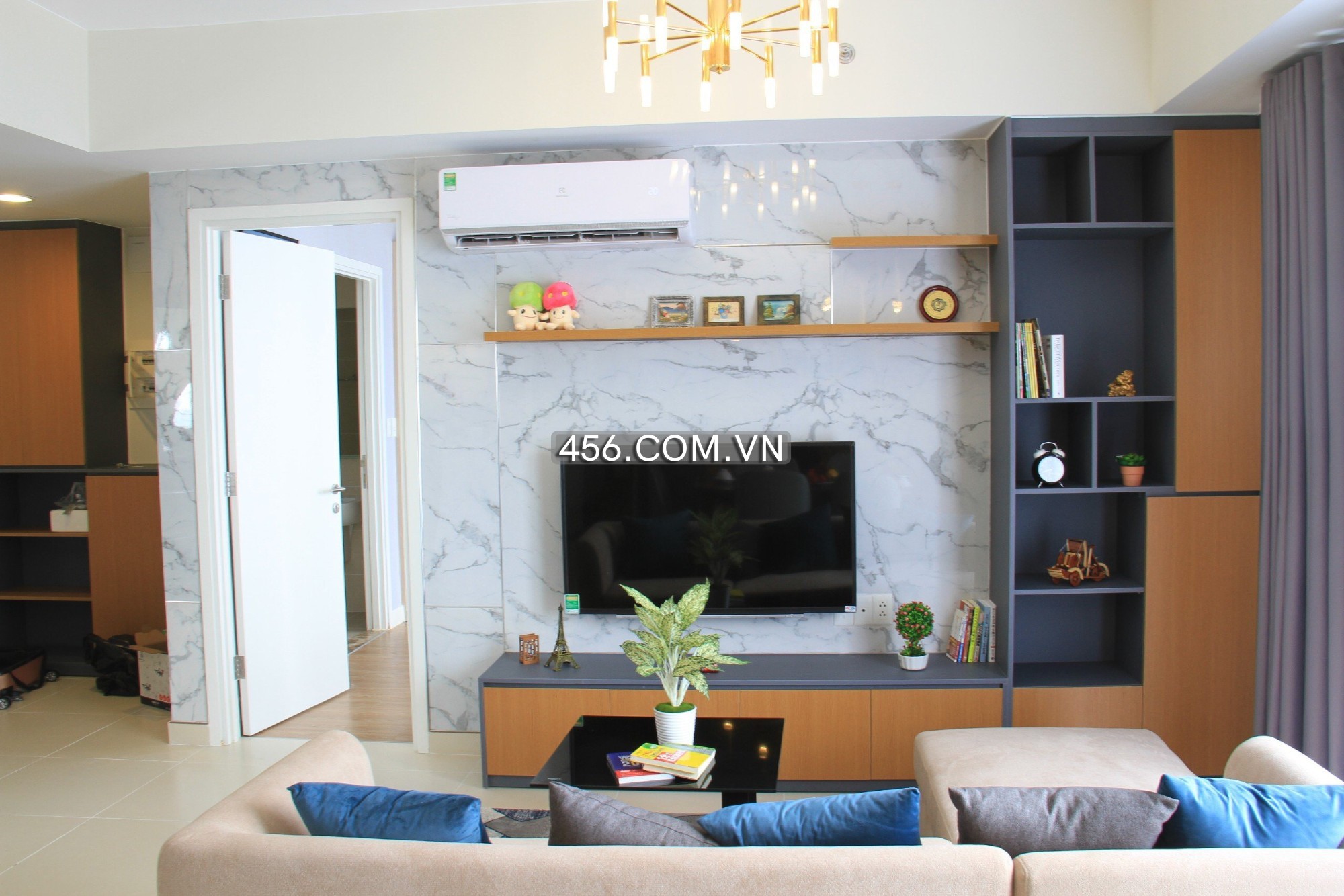 Hinh-Cho thuê Căn hộ Chung Cư Masteri Thảo Điền Thủ Đức 3 phòng ngủ View Sông Tháp 5