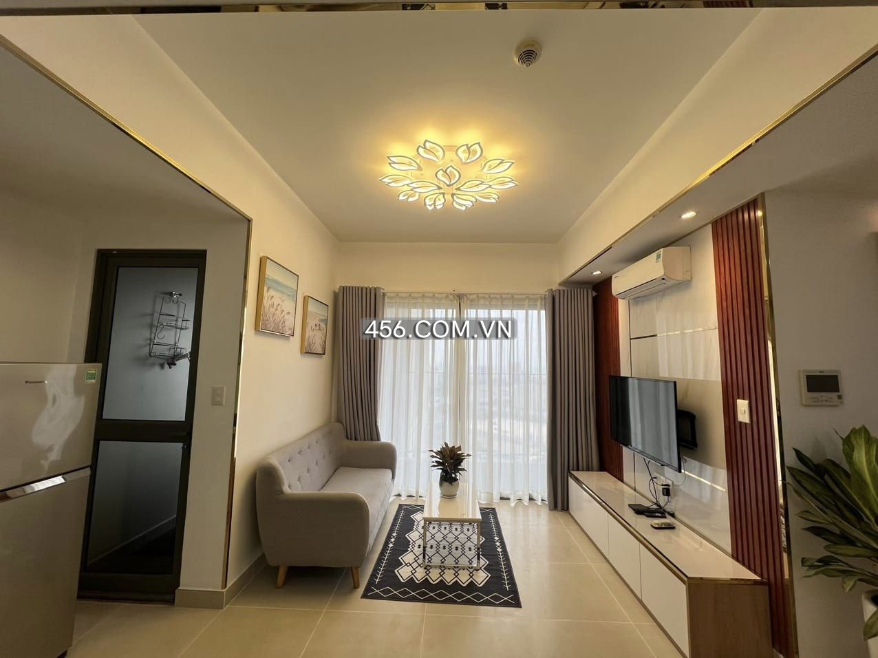 Hinh-1 Phòng Ngủ Chung Cư Masteri Thảo Điền cho thuê nội thất đẹp;