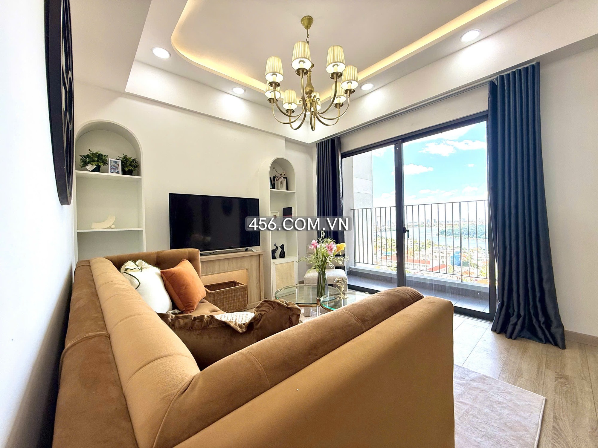 Hinh-Cho Thuê chung cư masteri thảo điền 2 phòng ngủ căn góc đẹp